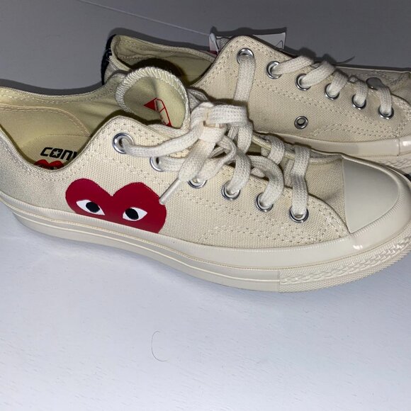 Size 8 Converse X Play Comme Des Garcons chuck 70 (Brand New, Never Worn)